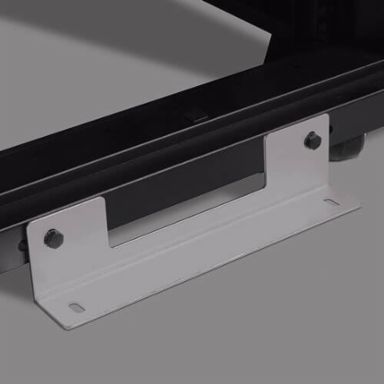 45U Rack Enclosure Cabinet, 3000 lb Capacity, 24 Inch Wide, 42 Inch Deep