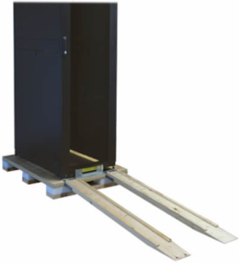 45U Rack Enclosure Cabinet, 3000 lb Capacity, 24 Inch Wide, 42 Inch Deep