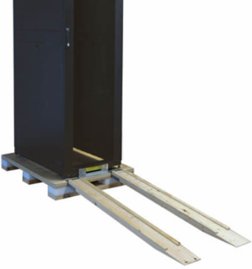 45U Rack Enclosure Cabinet, 3000 lb Capacity, 24 Inch Wide, 42 Inch Deep