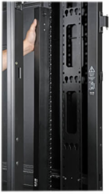 45U SmartRack Extra Wide Standard-Depth Rack Enclosure Cabinet, 3000 lb Capacity