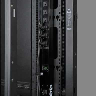 48U SmartRack Co-Location Rack Enclosure Cabinet, 3000 lb Capacity, 27.75 Inch Depth