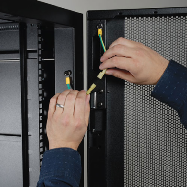 48U SmartRack Co-Location Rack Enclosure Cabinet, 3000 lb Capacity, 27.75 Inch Depth