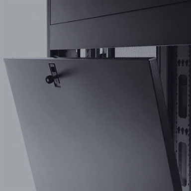 48U SmartRack Co-Location Rack Enclosure Cabinet, 3000 lb Capacity, 27.75 Inch Depth