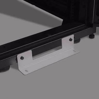 48U Deep Rack Enclosure 45 Inch Depth, 3000 lb Capacity, Black