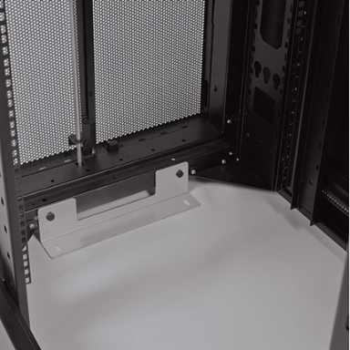 48U Deep Rack Enclosure 45 Inch Depth, 3000 lb Capacity, Black