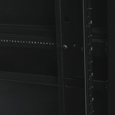 48U Deep and Wide Rack Enclosure Cabinet 3000 lb Capacity, 30" Width, 45" Depth