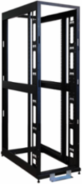 48U Open Frame Rack, 3000 lb Capacity, 24 Inch Width, Standard Depth