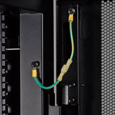 48U Wide Rack Enclosure Cabinet, 3000 lb Capacity, 30 Inch Width, 42 Inch Depth