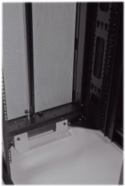 48U Wide Rack Enclosure Cabinet, 3000 lb Capacity, 30 Inch Width, 42 Inch Depth