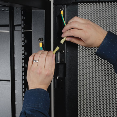 48U Wide Rack Enclosure Cabinet, 3000 lb Capacity, 30 Inch Width, 42 Inch Depth