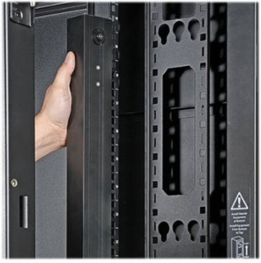 48U Extra Wide Rack Enclosure Cabinet 30 Inch x 42 Inch, 3000 lb Capacity