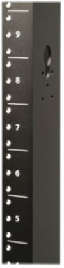 45U Open Frame Rack with Threaded 12-24 Mounting Holes, 1000 lb Capacity
