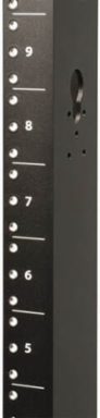 45U Open Frame Rack with Threaded 12-24 Mounting Holes, 1000 lb Capacity