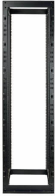 52U Heavy-Duty Open Frame Rack - 3000 lb Capacity, 35.25 Inch Depth, Black Steel