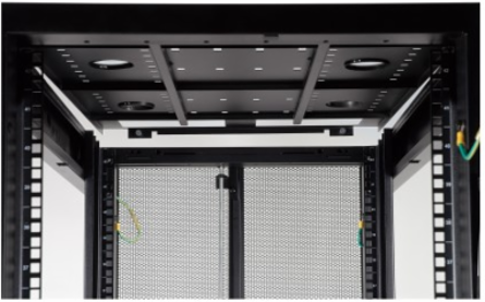 Server Rack Enclosure Cabinet, Standard-Depth, 52U, Black