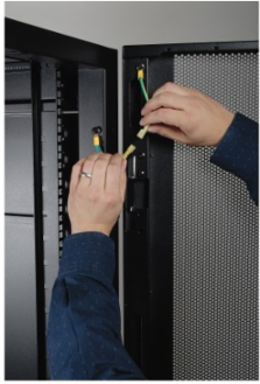 Server Rack Enclosure Cabinet, Standard-Depth, 52U, Black
