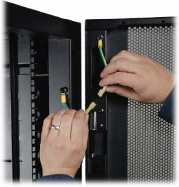 Server Rack Enclosure Cabinet, Deep, 52U, with Doors & Side Panels, Black