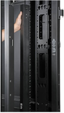 Server Rack Enclosure Cabinet, Deep, 52U, with Doors & Side Panels, Black