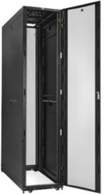 Server Rack Enclosure Cabinet, Deep, 52U, with Doors & Side Panels, Black