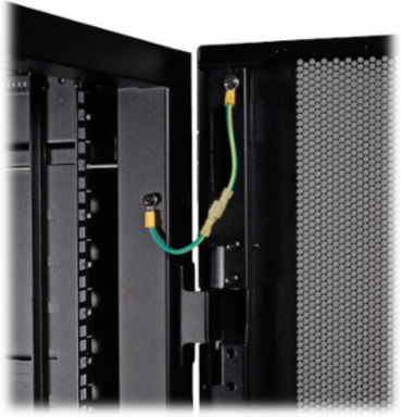 Server Rack Enclosure Cabinet, Deep, 52U, with Doors & Side Panels, Black