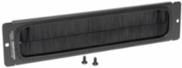 Brush Strip Plate for Wall-Mount Racks, 0.6 x 2.34 x 10.63 Inch