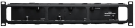 2U High Capacity Horizontal Cable Manager, 19 Inch, Steel, Black Finish
