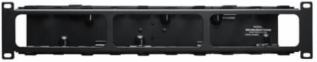 2U High Capacity Horizontal Cable Manager, 19 Inch, Steel, Black Finish