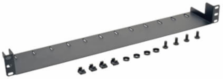 1U Horizontal Cable Management Tray for 19 Inch Racks, Steel Construction