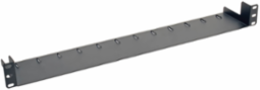 1U Horizontal Cable Management Tray for 19 Inch Racks, Steel Construction