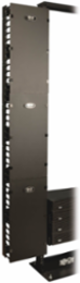 Vertical Cable Manager 12 Inch Wide - 6 Feet High, Cold Rolled Steel