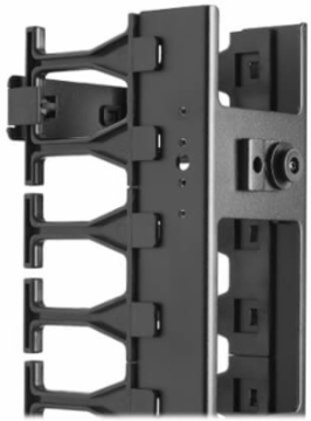 6 Foot High Capacity Vertical Cable Manager, 3 Inch Wide, Toolless Mounting