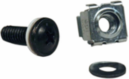 SmartRack Square Hole Hardware Kit with 50 M5 Screws & Washers