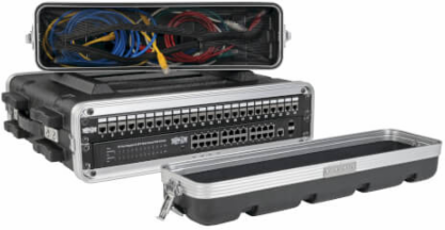 2U ABS Server Rack Case, 50 lb Capacity, 20.5 Inch Maximum Depth
