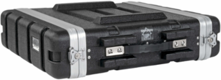 2U ABS Server Rack Case, 50 lb Capacity, 20.5 Inch Maximum Depth