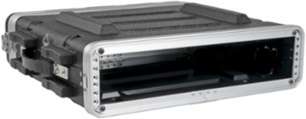 2U ABS Server Rack Case, 50 lb Capacity, 20.5 Inch Maximum Depth