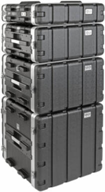 2U ABS Server Rack Case, 50 lb Capacity, 20.5 Inch Maximum Depth