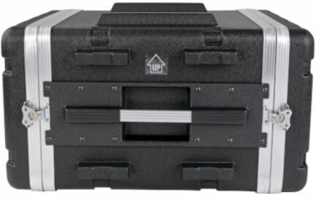 6U ABS Server Rack Flight Case, 100 lb Capacity, 21 Inch Max Device Depth