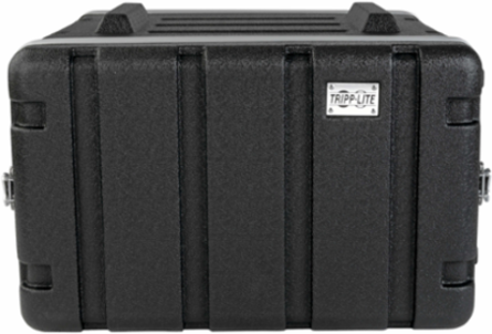 6U ABS Server Rack Flight Case, 100 lb Capacity, 21 Inch Max Device Depth