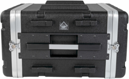 6U ABS Server Rack Flight Case, 100 lb Capacity, 21 Inch Max Device Depth