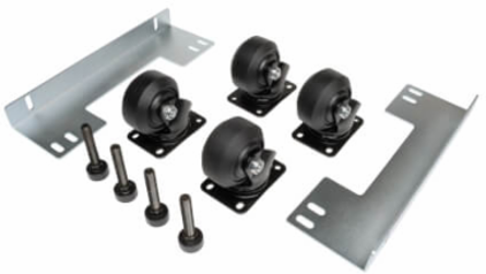 Heavy-Duty Rolling Caster Kit with 4 Casters, 750 lbs. Each, 3000 lbs. Total