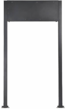 Heavy-Duty Frame End Kit for Aisle Containment, 600mm - 750mm Rack Compatibility