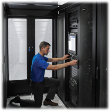 Heavy-Duty Frame End Kit for Aisle Containment, 600mm - 750mm Rack Compatibility