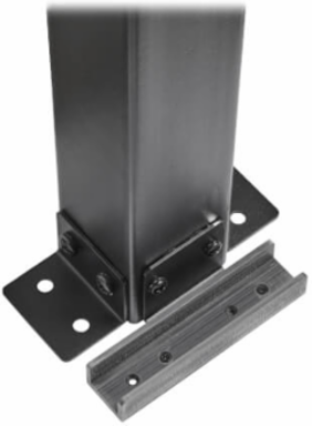 Heavy-Duty Frame End Kit for Aisle Containment, 600mm - 750mm Rack Compatibility