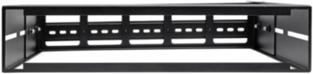 Adjustable DIN Rail Mount Kit, 2U Size, 40 lb Capacity, Cold-Rolled Steel