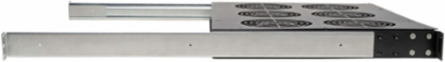 1U 19 Inch Rack Fan Tray, 6 High-Performance Fans, 576 CFM