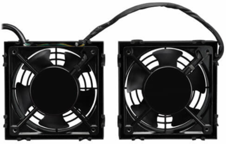 SmartRack Wall-Mount Roof Fan Kit - (2) 120V Fans; 210 CFM; 50 dB Sound Rating
