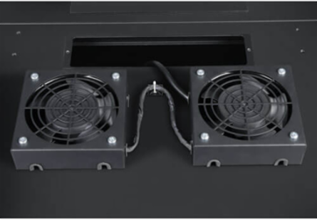 SmartRack Wall-Mount Roof Fan Kit - (2) 120V Fans; 210 CFM; 50 dB Sound Rating