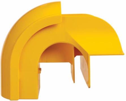 Waterfall Adapter Kit, Fiber Routing System, 130 mm, Yellow