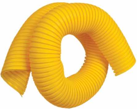 Waterfall Adapter Kit with 36 in Pipe, Fiber Routing System, 130 mm, Yellow