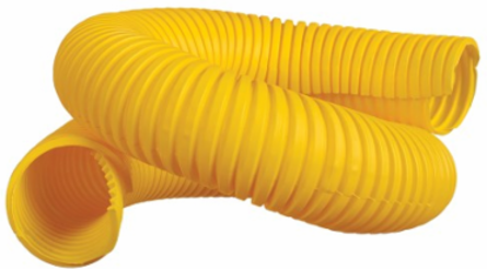 Waterfall Adapter Kit with 36 in Pipe, Fiber Routing System, 130 mm, Yellow